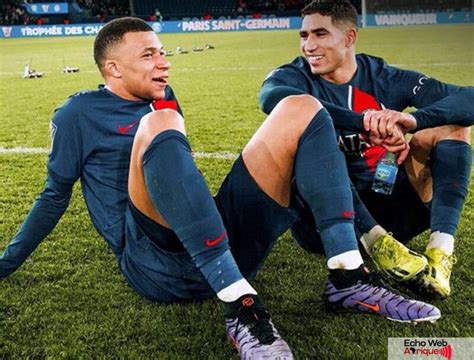 Kylian Mbappé Achraf Hakimi envoie un message dadieu à son coéquipier