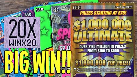 Look What I Found ⫸ Big Win Playing 180 Texas Lottery Scratch Offs