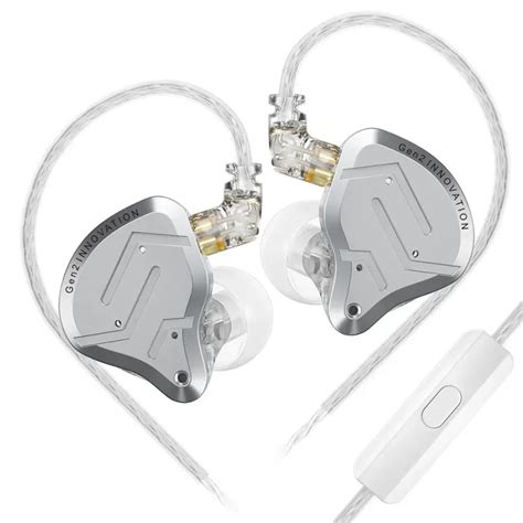 KZ ZSN PRO 2 Professional Hybrid Technology IEM Earphone Microphone