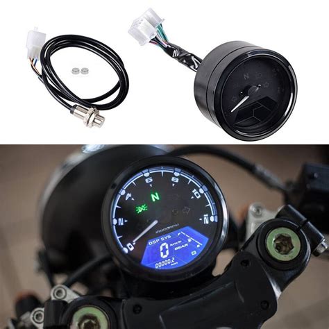 Universele Digitale Motorfiets Snelheidsmeter Kilo Vicedeal