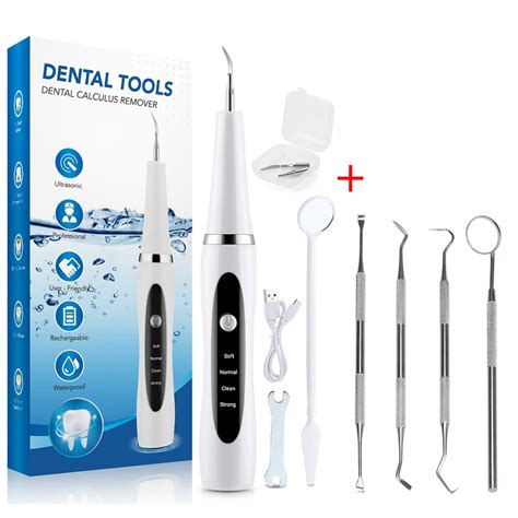 Ultrasonic Dental Scaler 4 Modos De Limpeza Dentária Removedor De