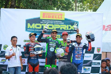 Kejurnas Motoprix Putaran Di Sulsel Pembalap Asal Baubau Naik