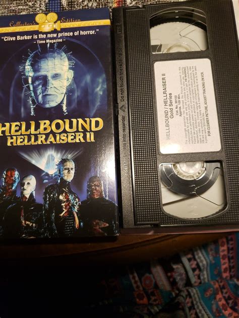 Hellraiser Hellbound Vhs Collector S Edition Clive Barker Horror