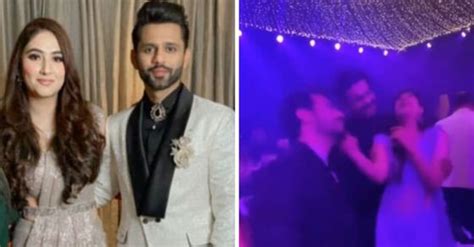 Rahul Disha Reception Inside Video Arjun Bijlani Vishal Aditya Singh