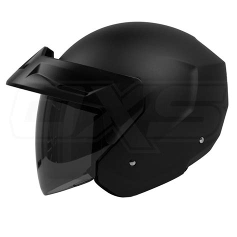 Casco Moto Ich Solid N M Sm Abierto Con Visera Urbano Motorising