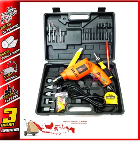 IWA Mesin Bor Beton Koper 10mm Set Bor Tembok Impact Drill Listrik