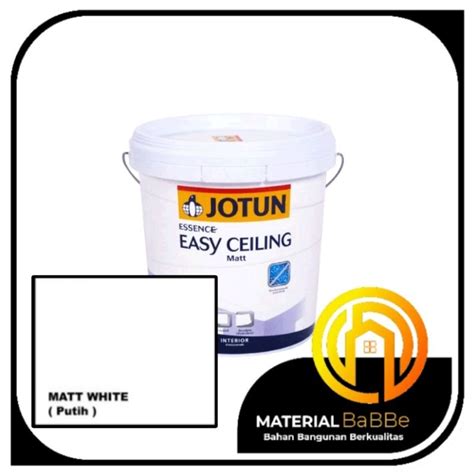 Jual Jotun Essence Easy Ceiling Matt White Liter Cat Plafon