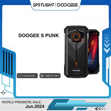 World Premiere Doogee S Punk Rugged Phone Led Light Effect Hz