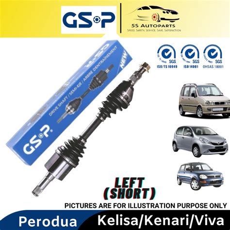 Gsp Perodua Kelisa Kenari Viva Drive Shaft Left Short Shopee