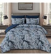 Amazon Djy Paisley Comforter Set King Size Piece Bed In A Bag