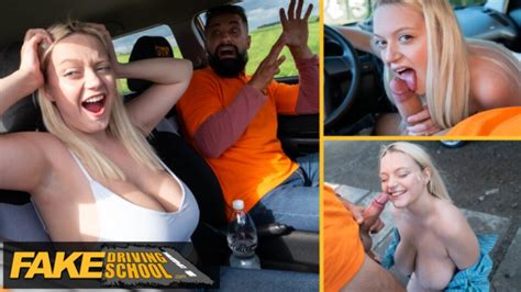 Fake Driving School Big Natural Tits Blonde Hardcore Sex And Facial After Near Miss With Fake