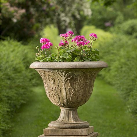 Cast Stone Urn Planters Kinsey Garden Decor