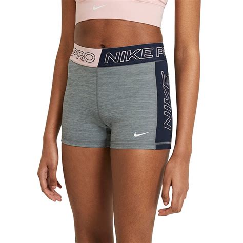 Spodenki Termoaktywne Damskie NIKE PRO 365 SHORT GRX 3IN Szare