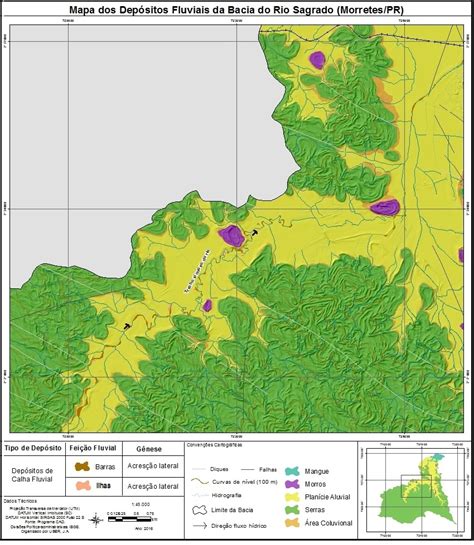 Sinageo Mapeamento Das Unidades Geomorfol Gicas Da Bacia