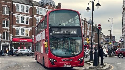 FRV London Bus Route 144 Edmonton Green Bus Station Muswell Hill