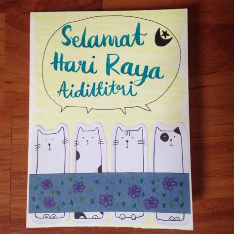 Hari Raya Greeting Cards, Hobbies & Toys, Stationery & Craft, Occasions ...