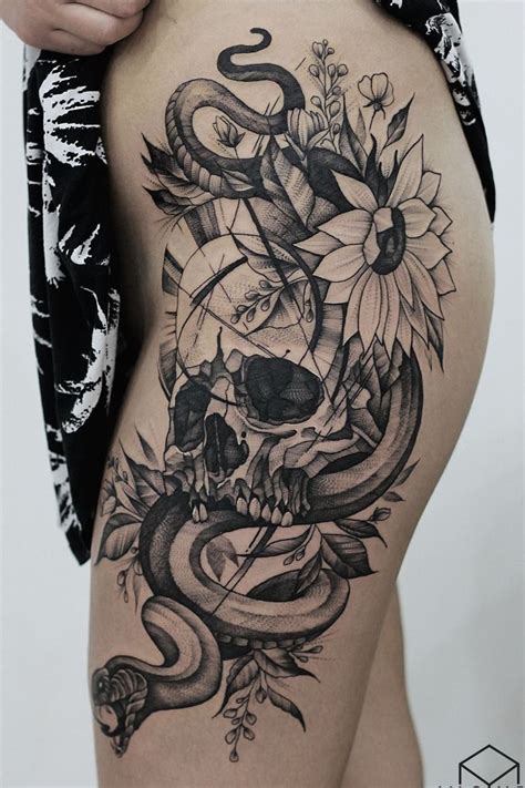 Med Tech Запись со стены Side Thigh Tattoos Women Thigh Tattoos Women Hip Tattoos Women