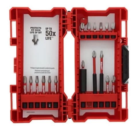 Set De Puntas 18 Piezas Shockwave Milwaukee 4832 4403