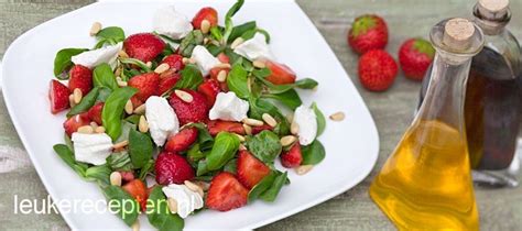 Zomersalade Met Aardbeien Leuke Recepten