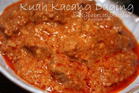 Curlybabes Satisfaction Kuah Kacang Daging