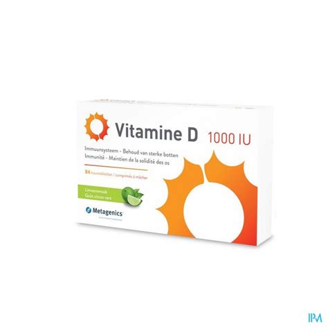 VITAMINE D 1000IU METAGENICS TABL 84 Apotheek Thiels