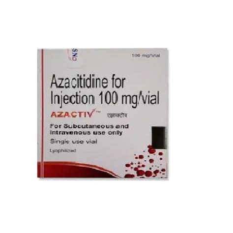 Glenmark Pharmaceuticals Ltd Azacitidine Injection Azactiv Mg