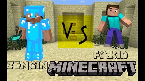 ZENGİN VS FAKİR HAYATI 6 Minecraft Dizisi YouTube