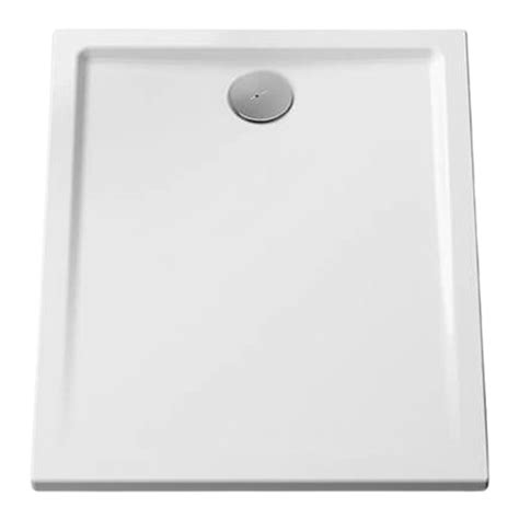 DOM55 Receveur ardoise DOMAO 200 Recoupable 180X90 Blanc Résine