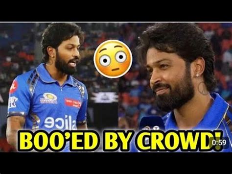 Hardik Pandya Trolled By Crowd On MI Vs GT Toss Hardik Pandya Booed