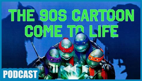 the 90's cartoon come to life is featured in an ad for tmnt