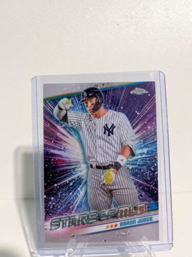 Aaron Judge Topps Chrome Stars Of Mlb Csmlb Ebay