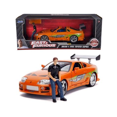 Miniatura Carro Toyota Supra C Figura Brian Velozes E