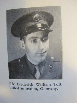 Pvt Frederick W Toll 1917 1945 Find A Grave Memorial