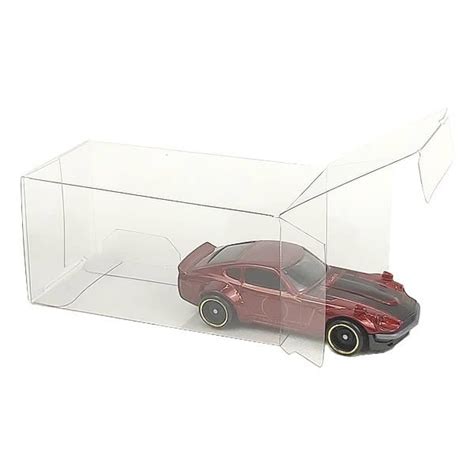 25 Embalagem PX 235 4x4x8 cm Caixa Protetora para Carrinho Hot Wheels Coleção Mini Carros