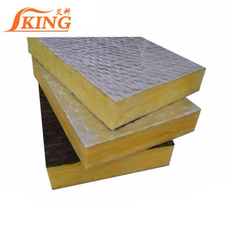 Mm Mm Thick Glass Wool Board With Fiberglass Cloth Mm Glass