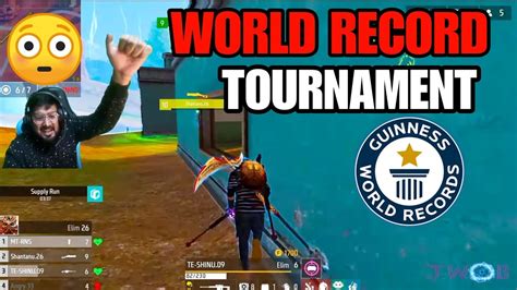 New World Record In Tournament Rocky Rdx Mad Reaction Free Fire