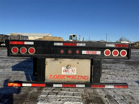 Used 2007 Lode King 53 Tandem Flat Deck Highboy Flatbed For Sale In