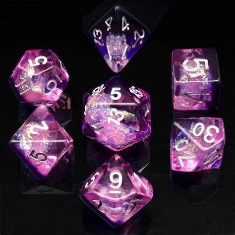 Amazon PJOY DND Dice Set 7PCS Resin D D Polyhedral Dice For TTRPGs