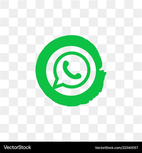 Whatsapp social media icon design template Vector Image