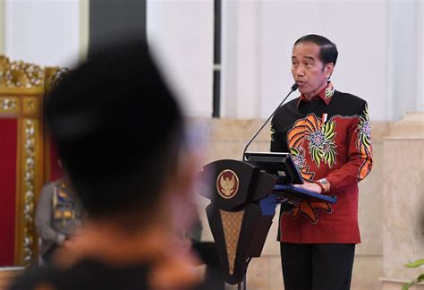 Foto Lima Arahan Presiden Jokowi Kepada Jajaran Polri