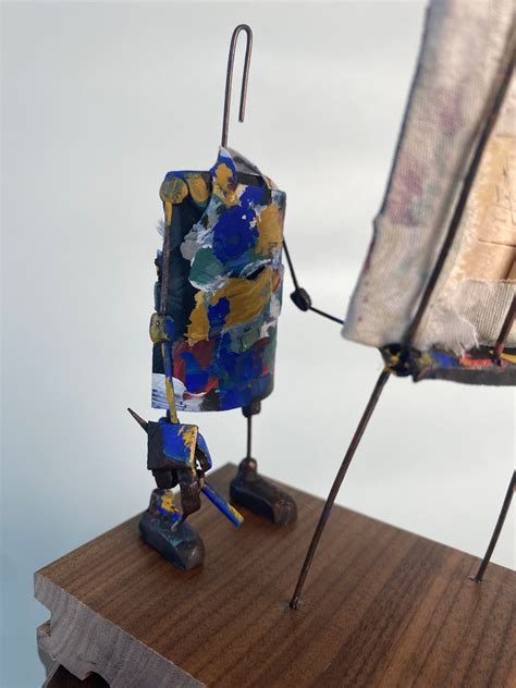 Painter Robot Sculpture - Etsy