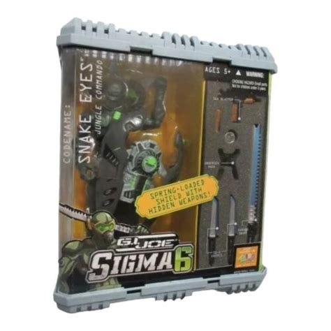 Gi Joe Sigma 6 Snake Eyes Jungle Commando Ebay