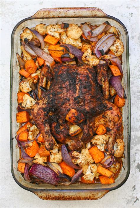 Moroccan Roasted Chicken And Vegetables Erica Julson