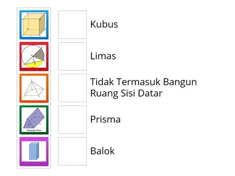 BANGUN RUANG SISI DATAR Match Up