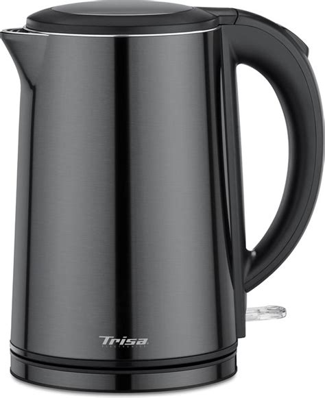 Trisa Comfort Touch Waterkoker L W Zwart Bol