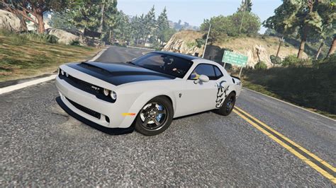 Dodge Challenger Srt Demon Srt Demon Livery Gta Mods