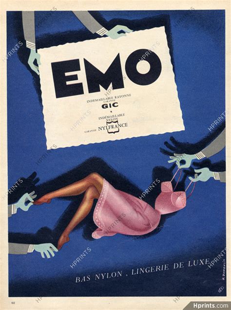 Emo Lingerie 1954 Advertisement