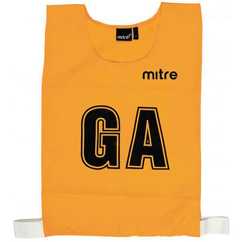 Ptrp05135 Mitre Netball Bib Yellow L Pack Of 7 Davies Sports