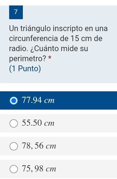 examen de matemática me pueden ayudar si no saben la respuesta por