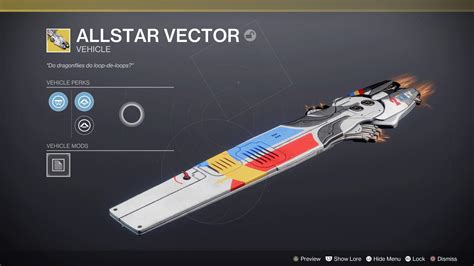 Destiny 2 Best Way To Get The Allstar Vector Skimmer Easy Hoverboard